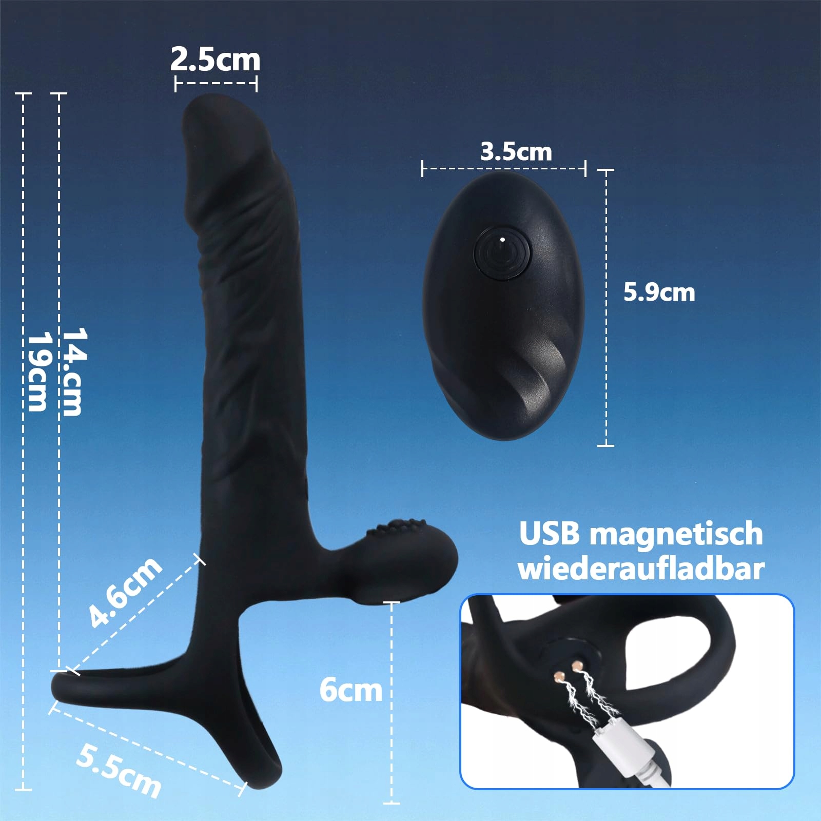 ANALVIBRATOREN Zestaw Wibratorów Dla Mężczyzn Z 7 Trybami Wibracji — miniatura 7