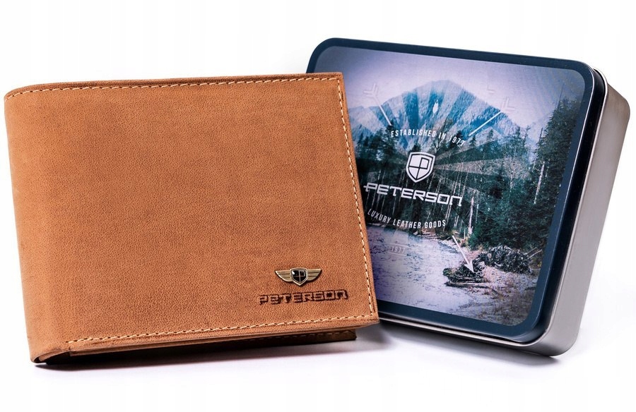 Klasická pánská peněženka s kapsou na zip Lumar