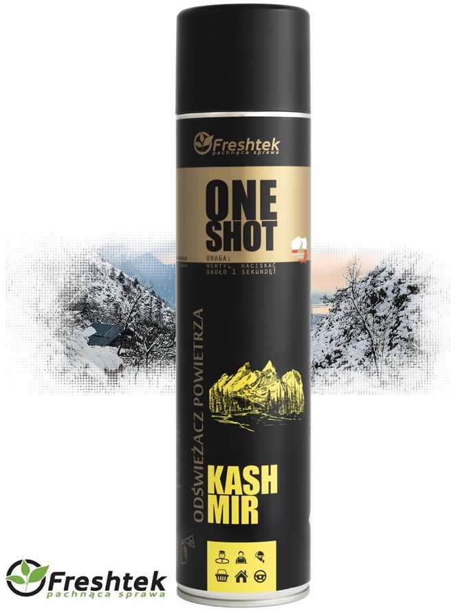 KASHMIR FRESHTEK Zapach Luksusu w Twoim Domu One Shot 600ml Odświeżacz