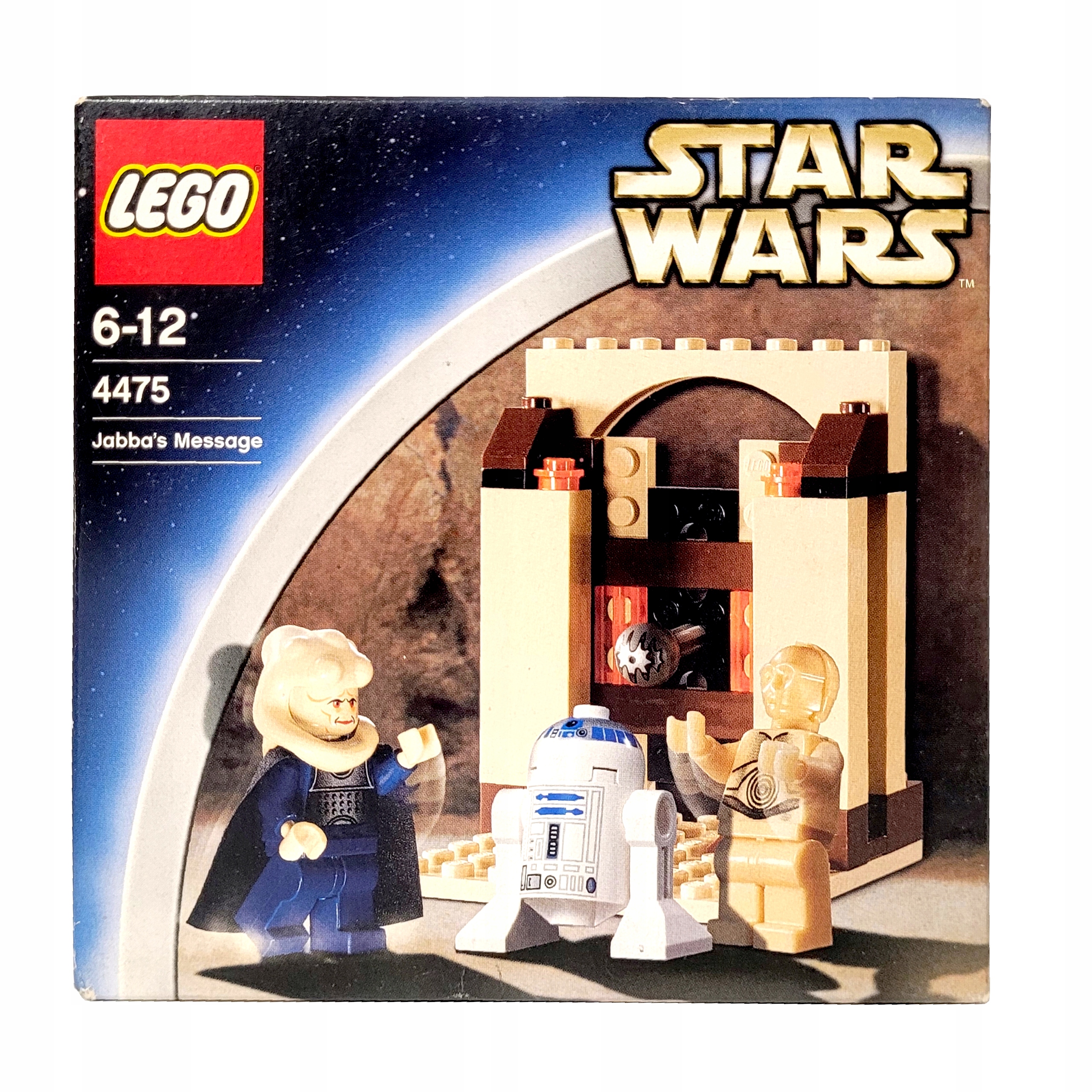 Lego Star Wars Jabba's Message Bib Fortuna 4475 sw0076 Misb 2003