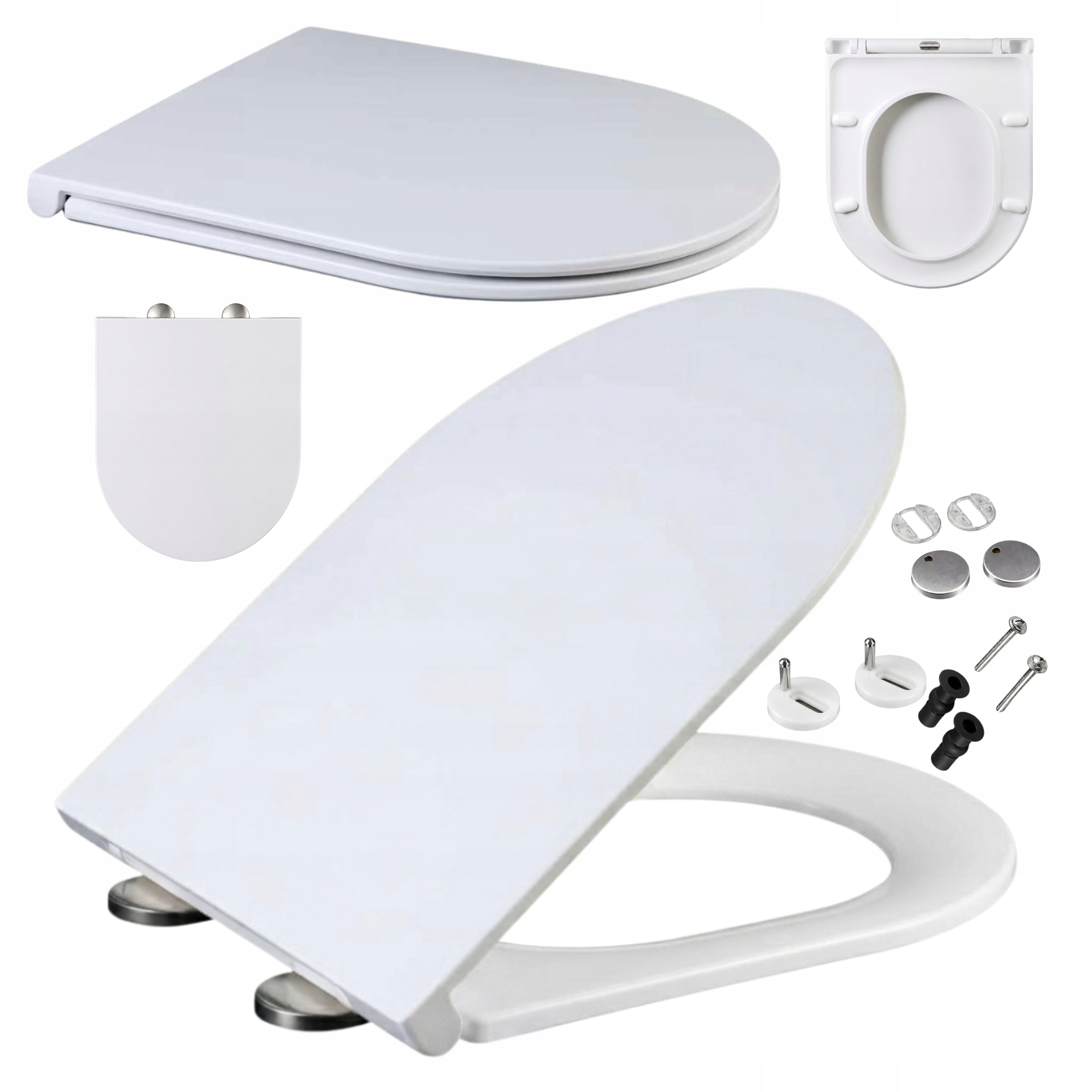 Deska Sedesowa Slim Wolnoopadająca Twardy Duroplast Do Roca Nexo Meridian