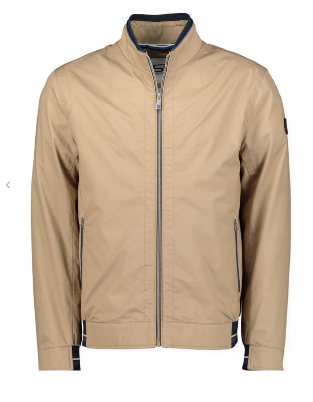 S4 Bavlněná Bunda Jarní Bunda Velké Velikosti Béžová 5XL