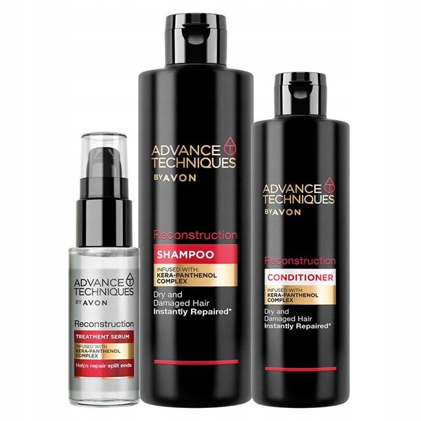 AVON ZESTAW DO WŁOSÓW ODBUDOWA 3 SZTUKI