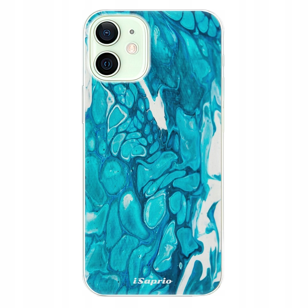 Silikonowe etui iSaprio BlueMarble 15 do iPhone 12