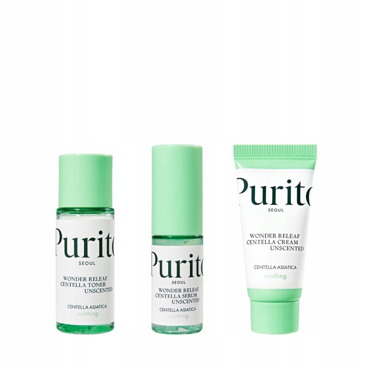 Purito Seoul Wonder Releaf Centella Mini Sada (bez Parfemace)