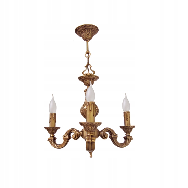 Mosadzný luster, závesná mosadzná lampa