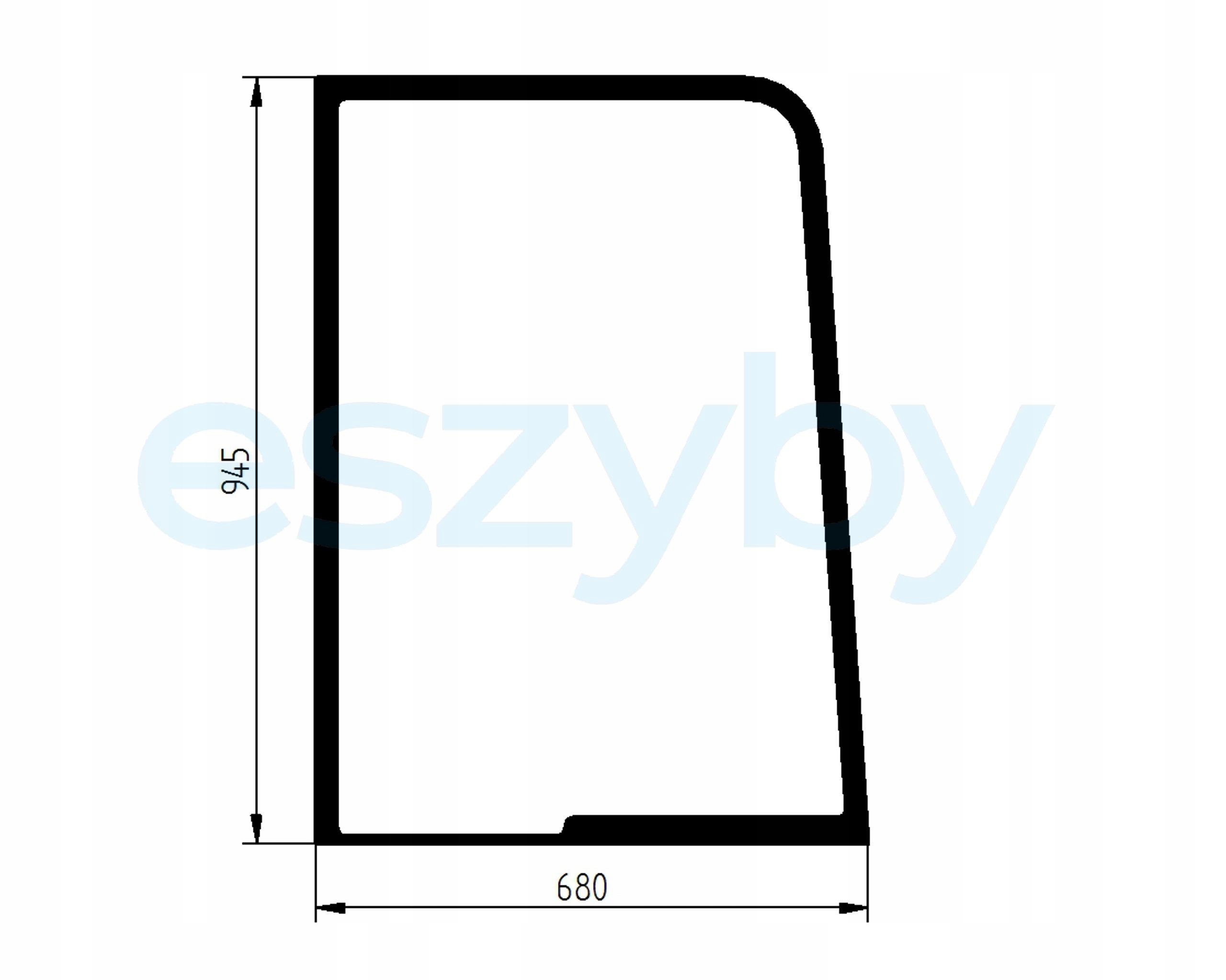 sklo nabíječka Cat 902, 906, 908 horní dveře P