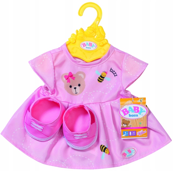 Ubrania dla lalek Baby Born Bear Dress Outfit