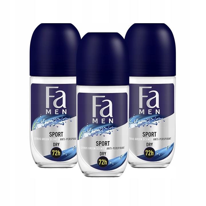 

Fa Men Dezodorant w kulce Sport 50ml x3