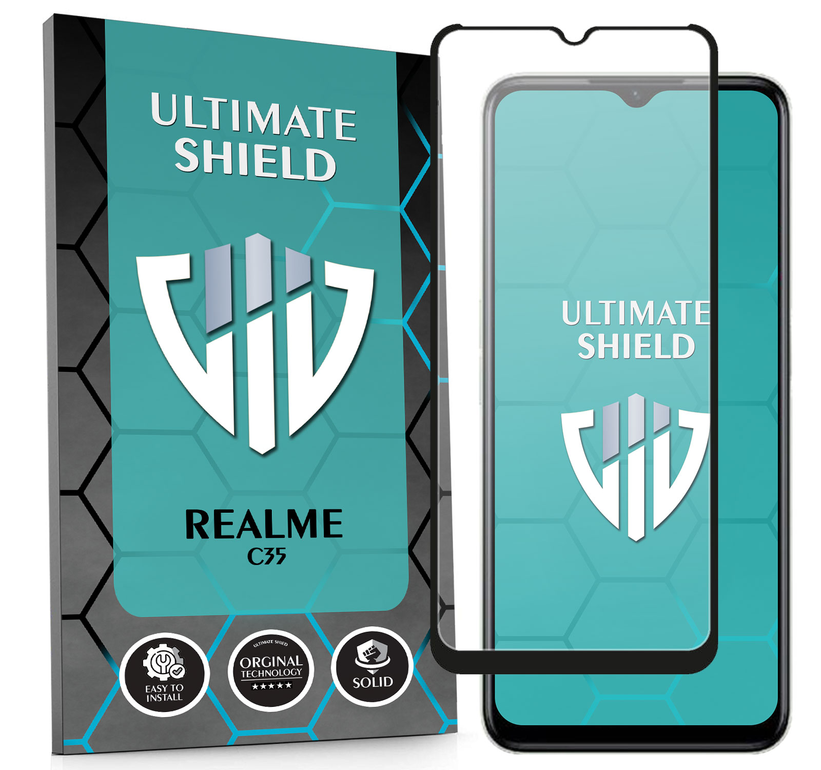 Megapak 5v1 Pancerne Sklo 5D Rychlé Sklo Pro Realme C35