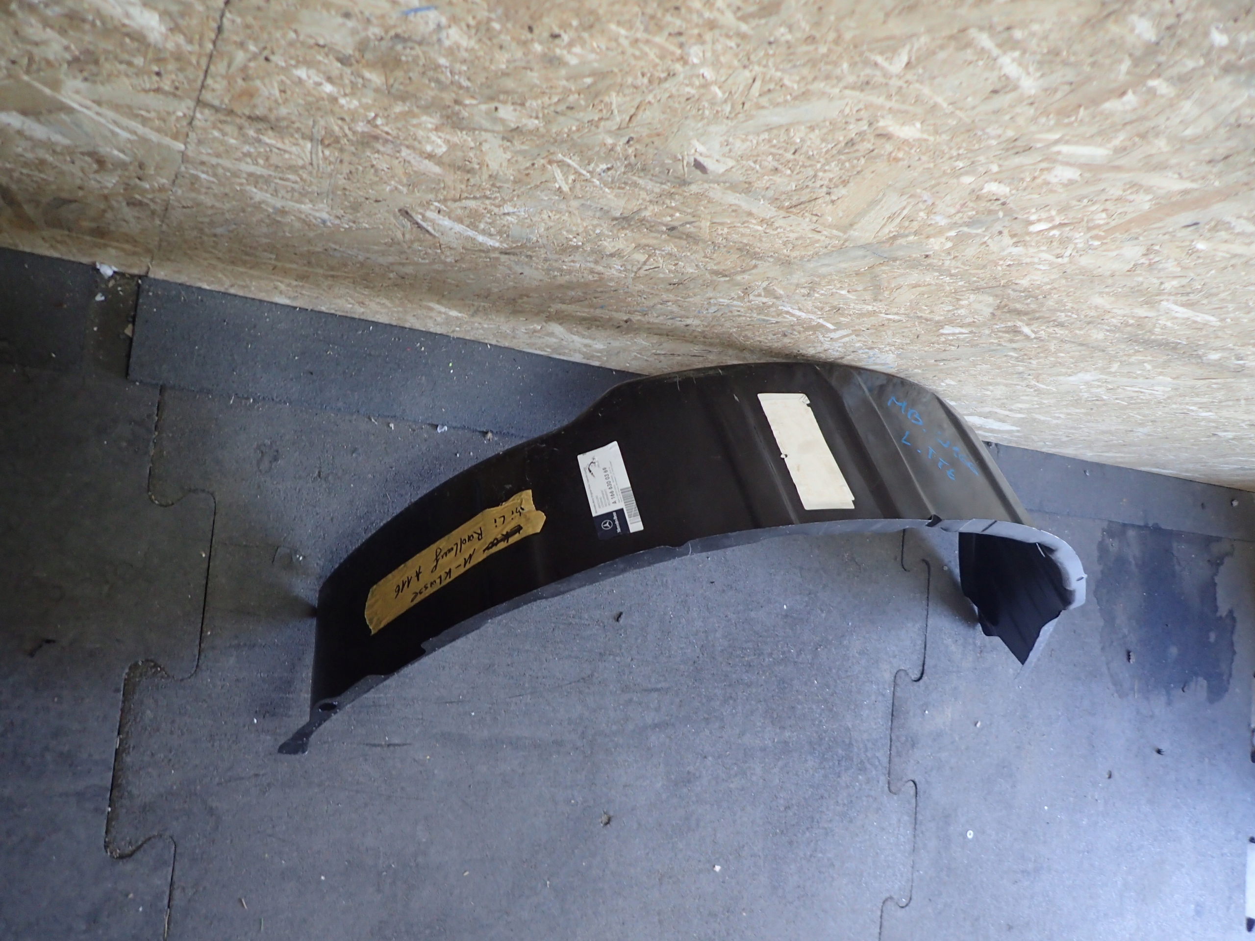 mudguard sump left rear part MERCEDES W166 cap