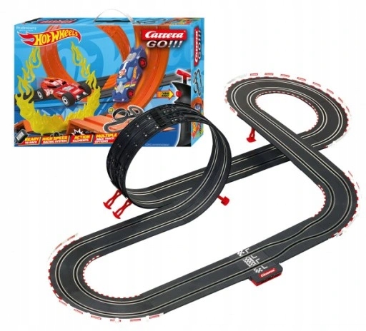 Tor wyścigowy Carrera Go!!! Speedway 62552 Hot Wheels 4,9 m pierścień ognia
