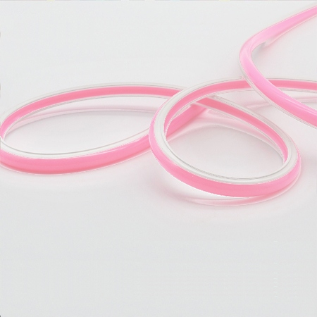 NEON FREZ 8MM JASNY RÓŻ OSŁONKA SILIKONOWA DO TAŚM LED