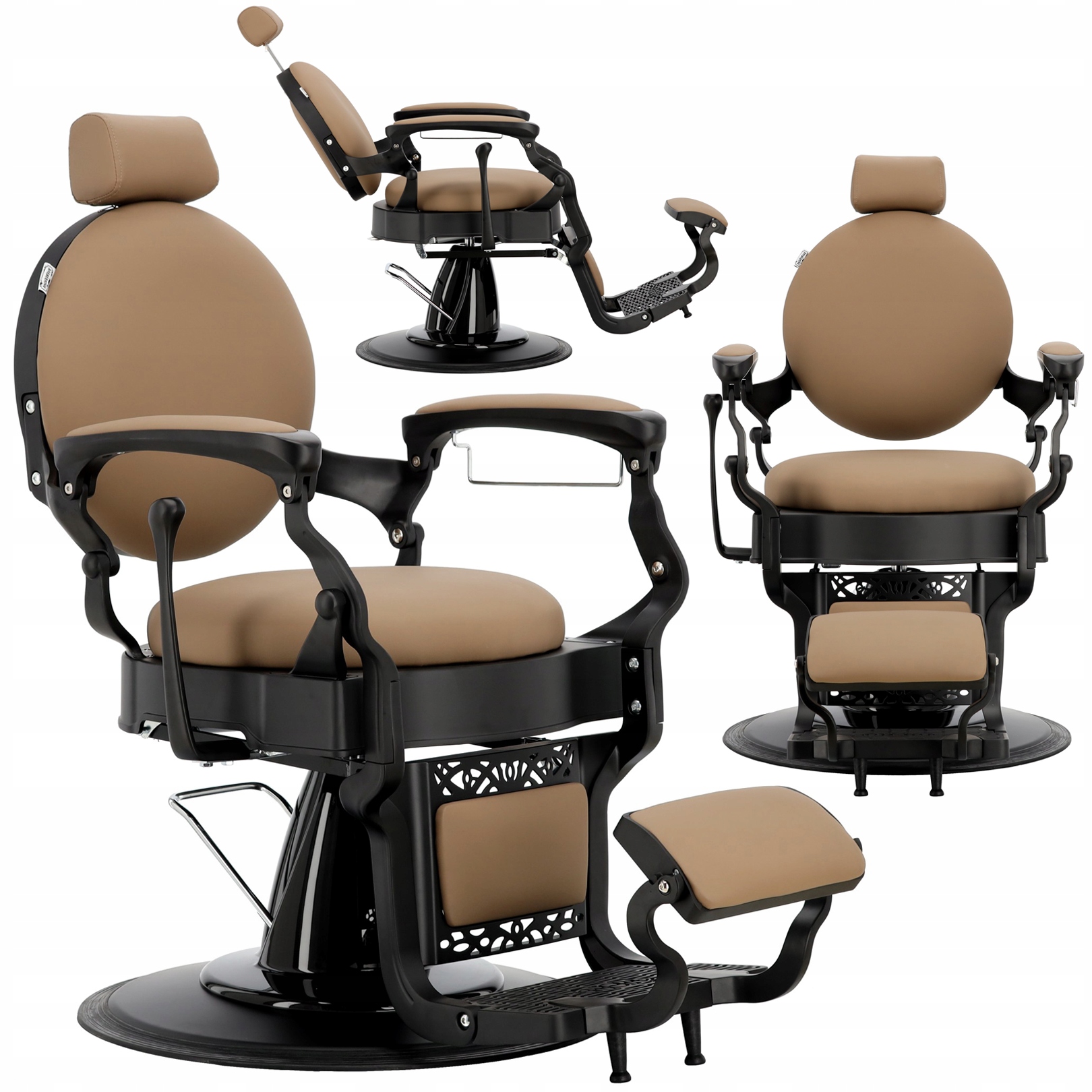 Kadeřnické křeslo barberské hydraulické pro kadeřnický salon Billy