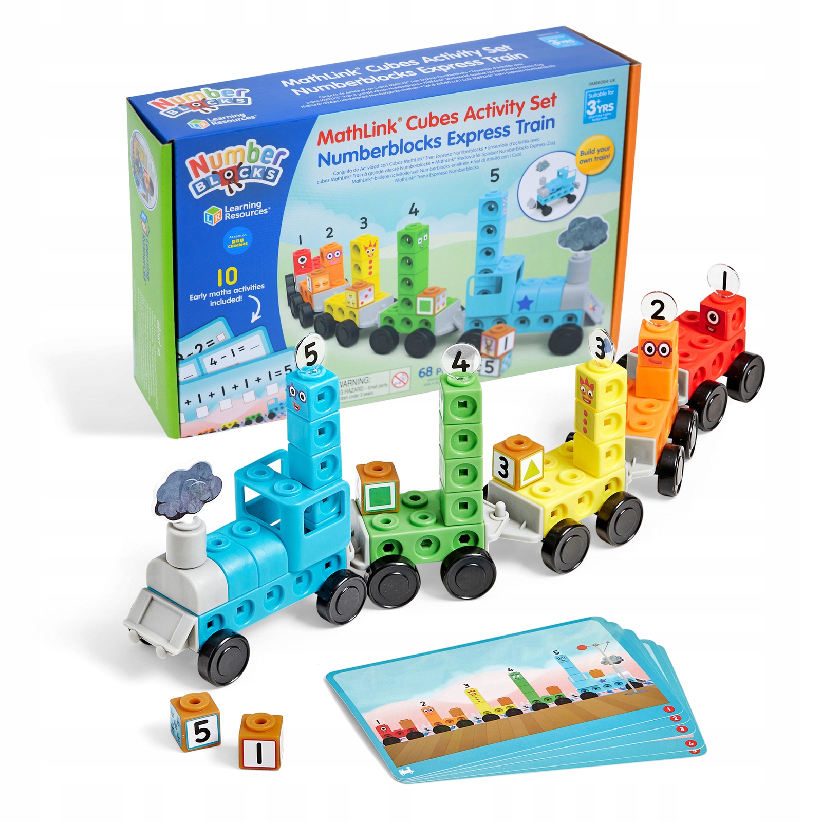 Numberblocks Express nauka liczenia pociąg z cyferkami dla dzieci 3+
