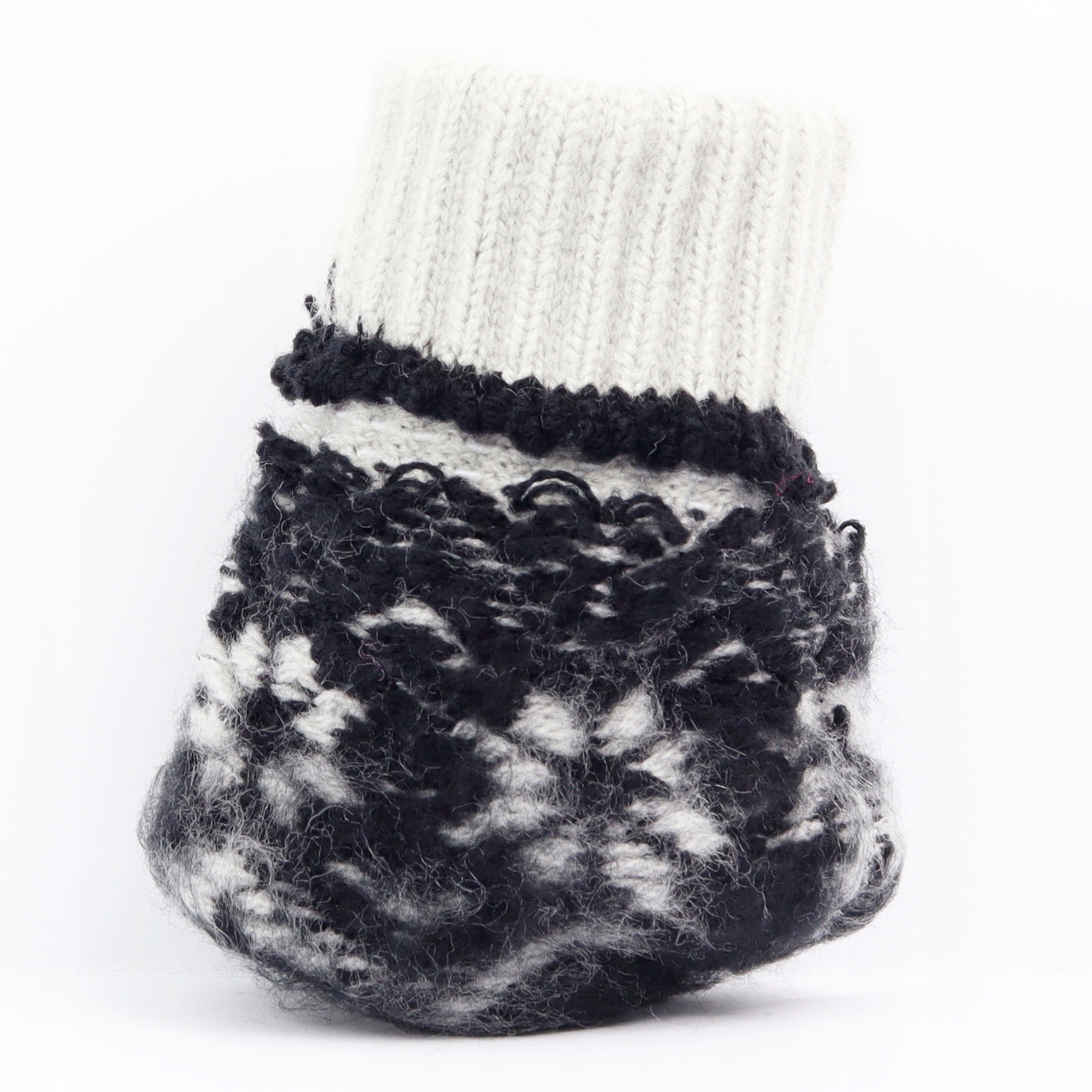 10-15 lat DO SMARTFONÓW Rękawiczki Dotykowe 18 cm Czarne Żakardowe 153 b Kod producenta 153