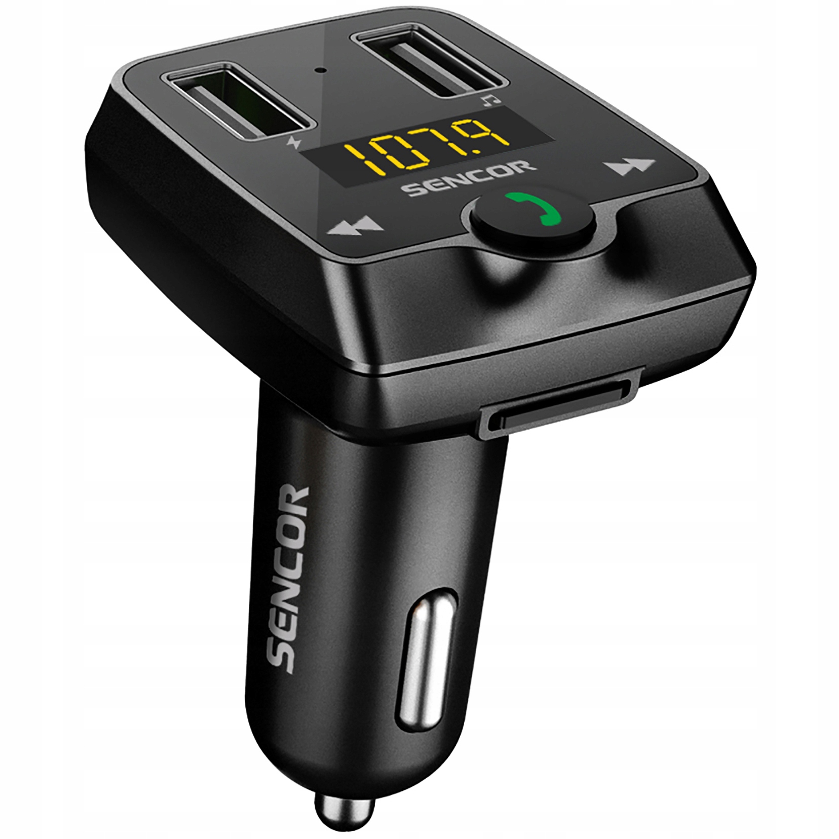 

Sencor Transmiter Fm Bluetooth 2xUSB 2.4A +microSD