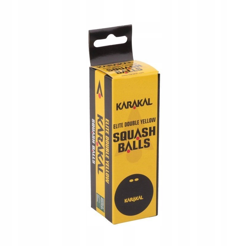 

Piłki squash Karakal Elite Double Yellow Dot 3szt