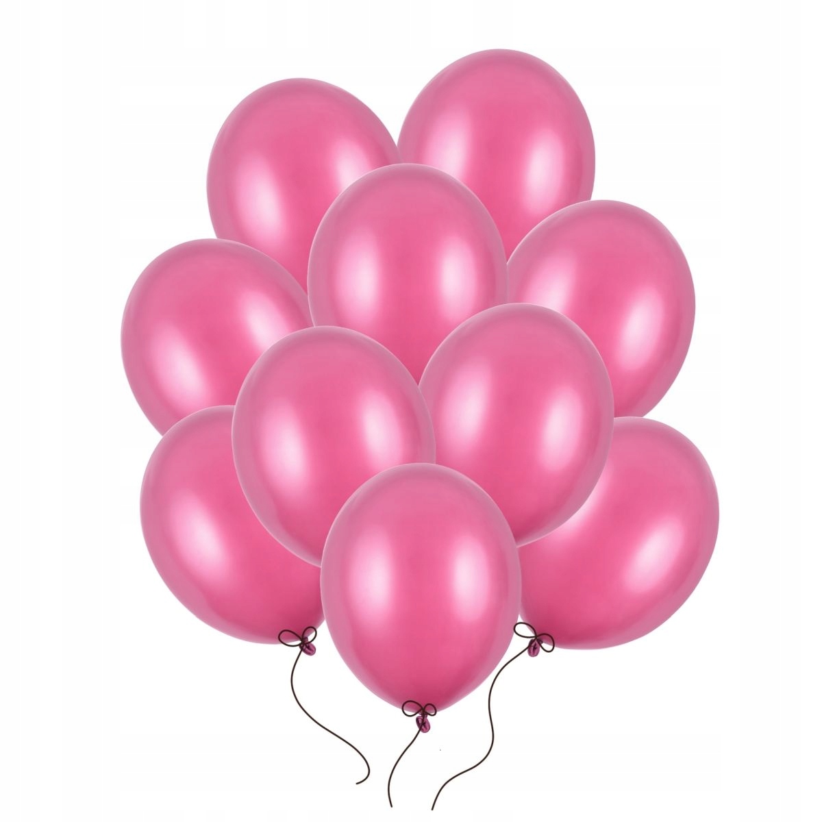 

Balony Ciemnoróżowe metaliczne mocne 27 cm 50 szt