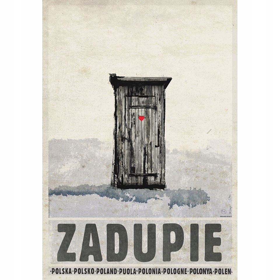 

Polska Szkoła Plakatu Zadupie Kaja Poster Plakat