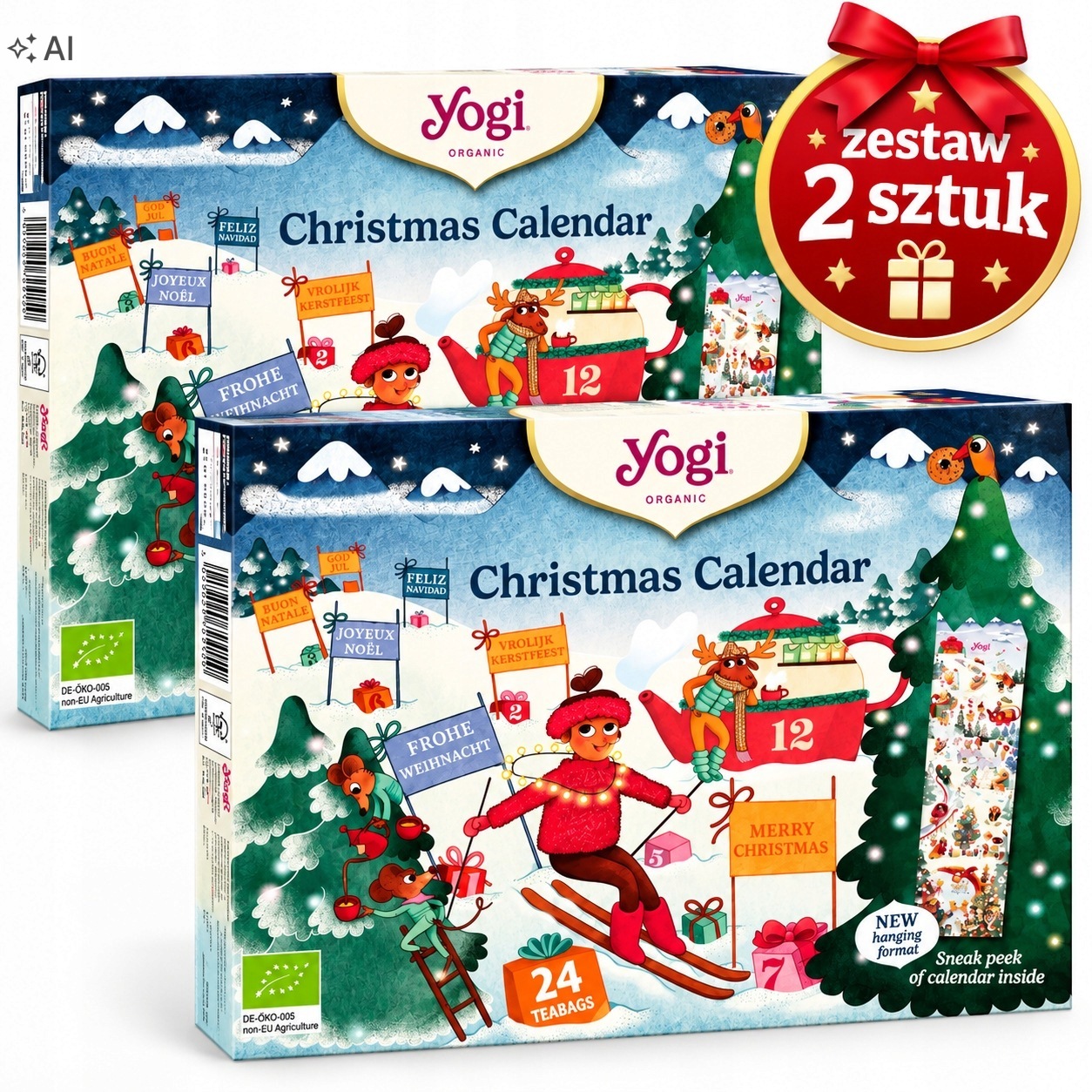 Adventní Kalendář 2026 (čaje A Čaje) Bio (24 ks) 45,9 g Yogi