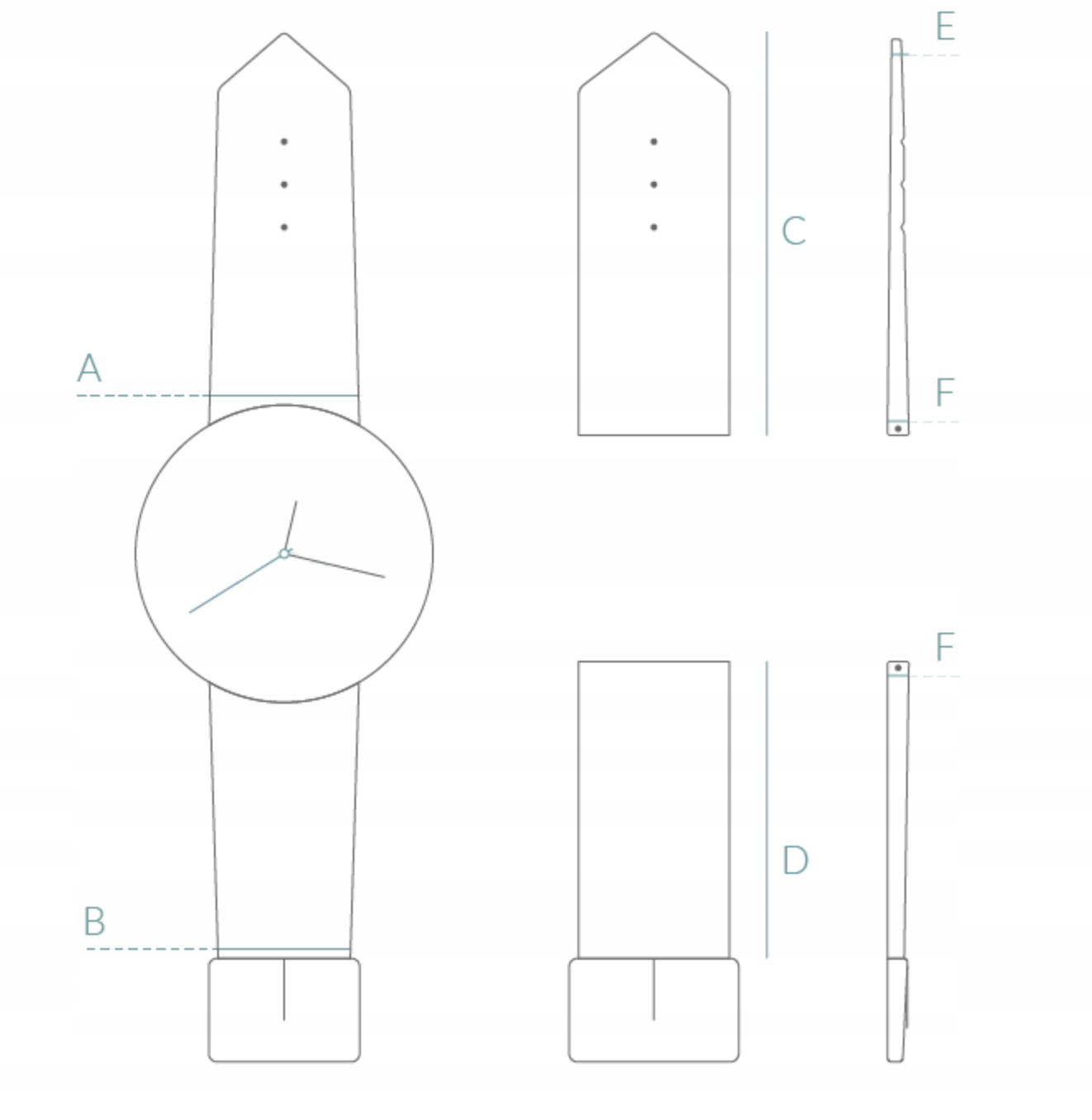 Pasek 22mm granatowy PREMIUM do Omega zamiennik Materiał skóra naturalna