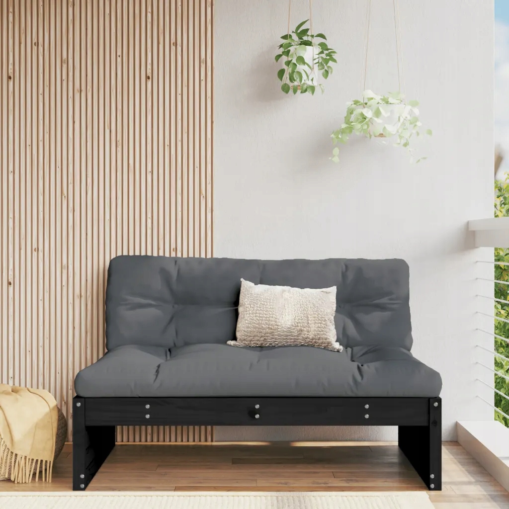 Záhradné sedenie na terasu, oddychová záhrada, 120 x 80 cm, masívne borovicové drevo