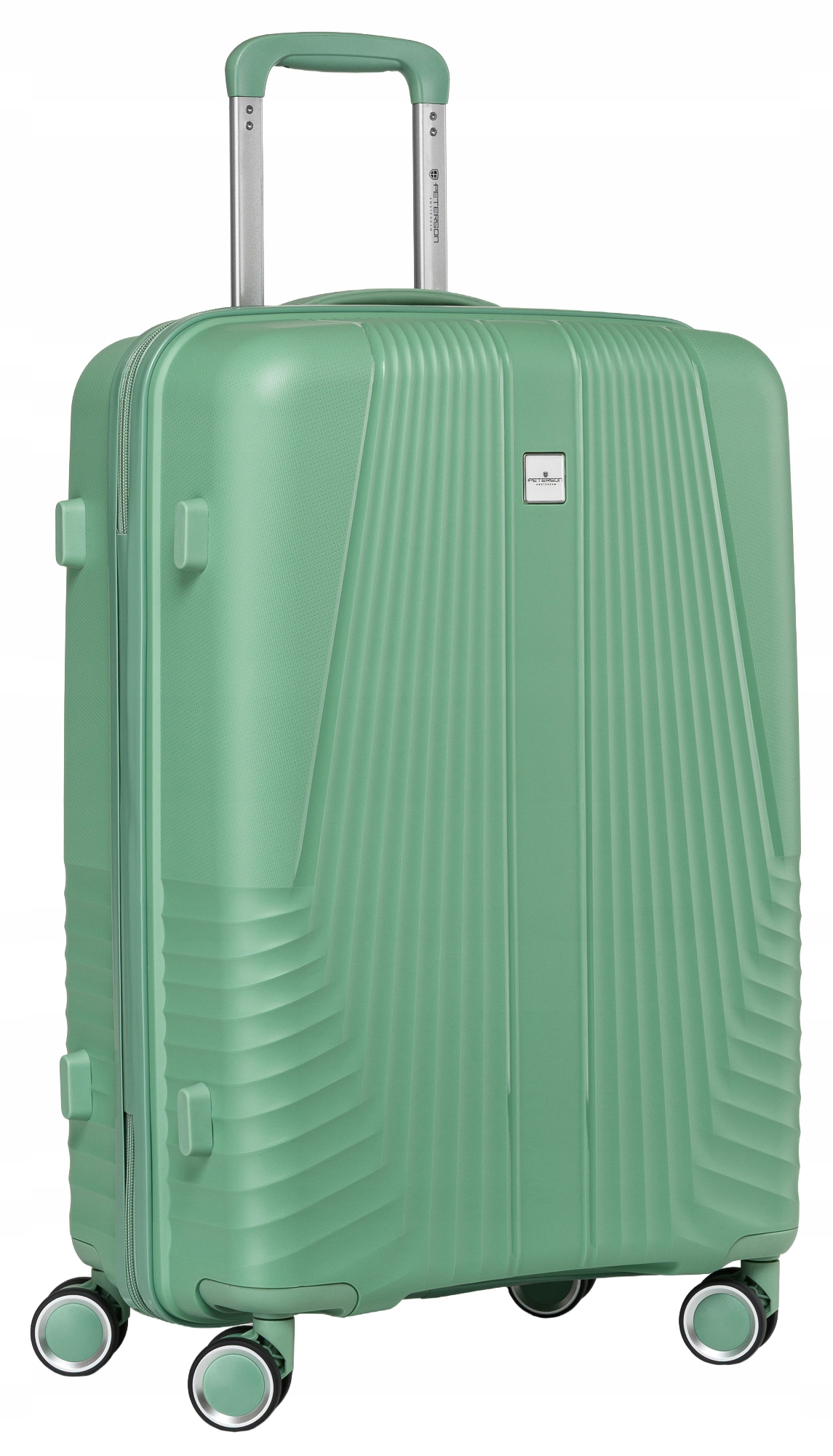 Walizka podróżna duża twarda Abs bagaż na kółkach Peterson premium mocna