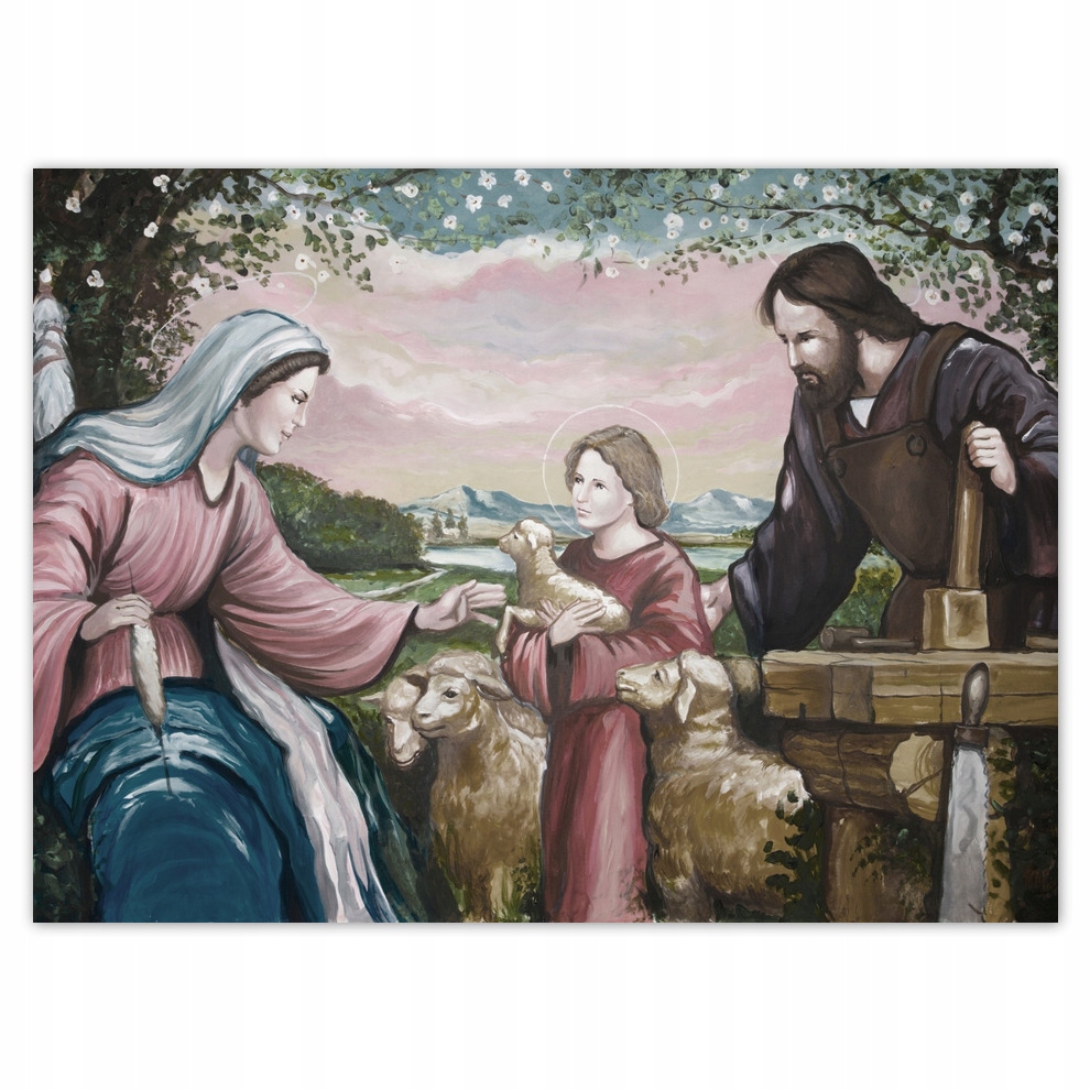 

Naklejki 170x125 Józef cieśla i Jezus