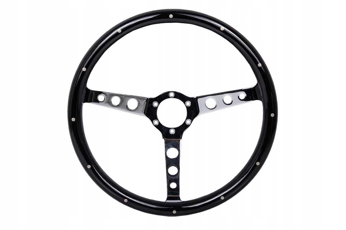 Volant 380 mm Drevo Silver