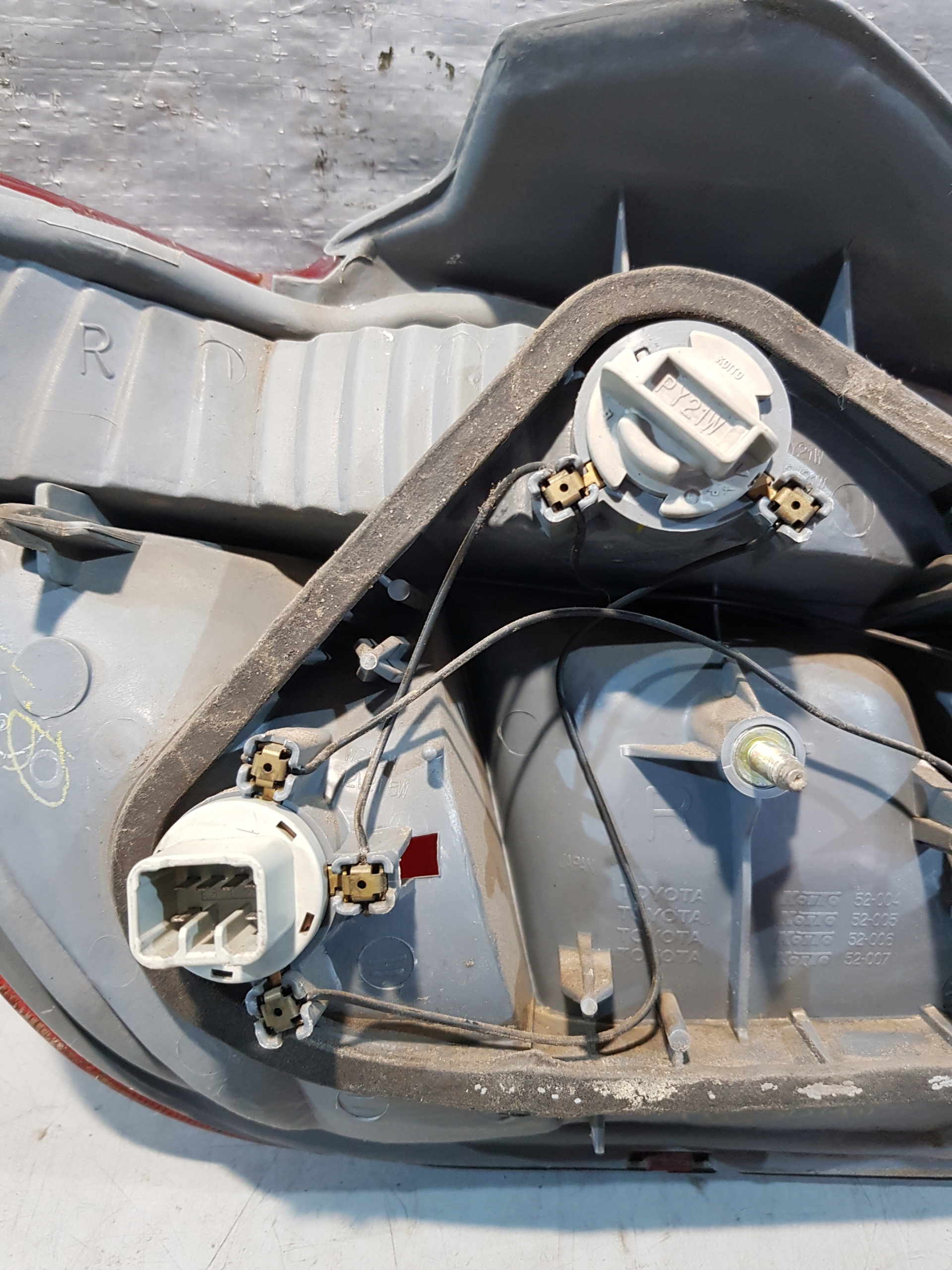 light rear part rear right Toyota Yaris and