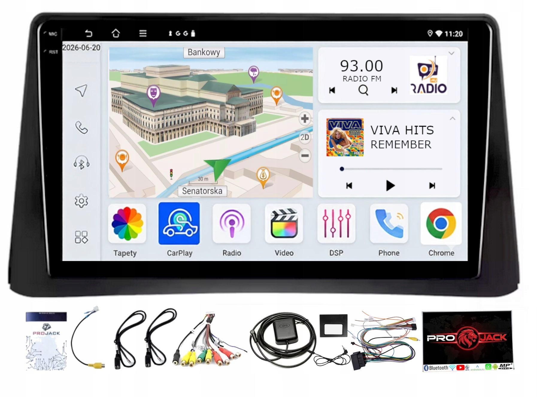 Navigační Rádio Android Opel Mokka 2012-2016 Wifi Carplay Usb 4GB 64GB