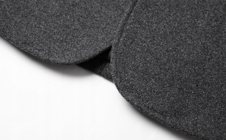 ELEGANCKI MĘSKI PŁASZCZ ZIMOWY JESIENNY WEŁNIANY Model 2023 UIY