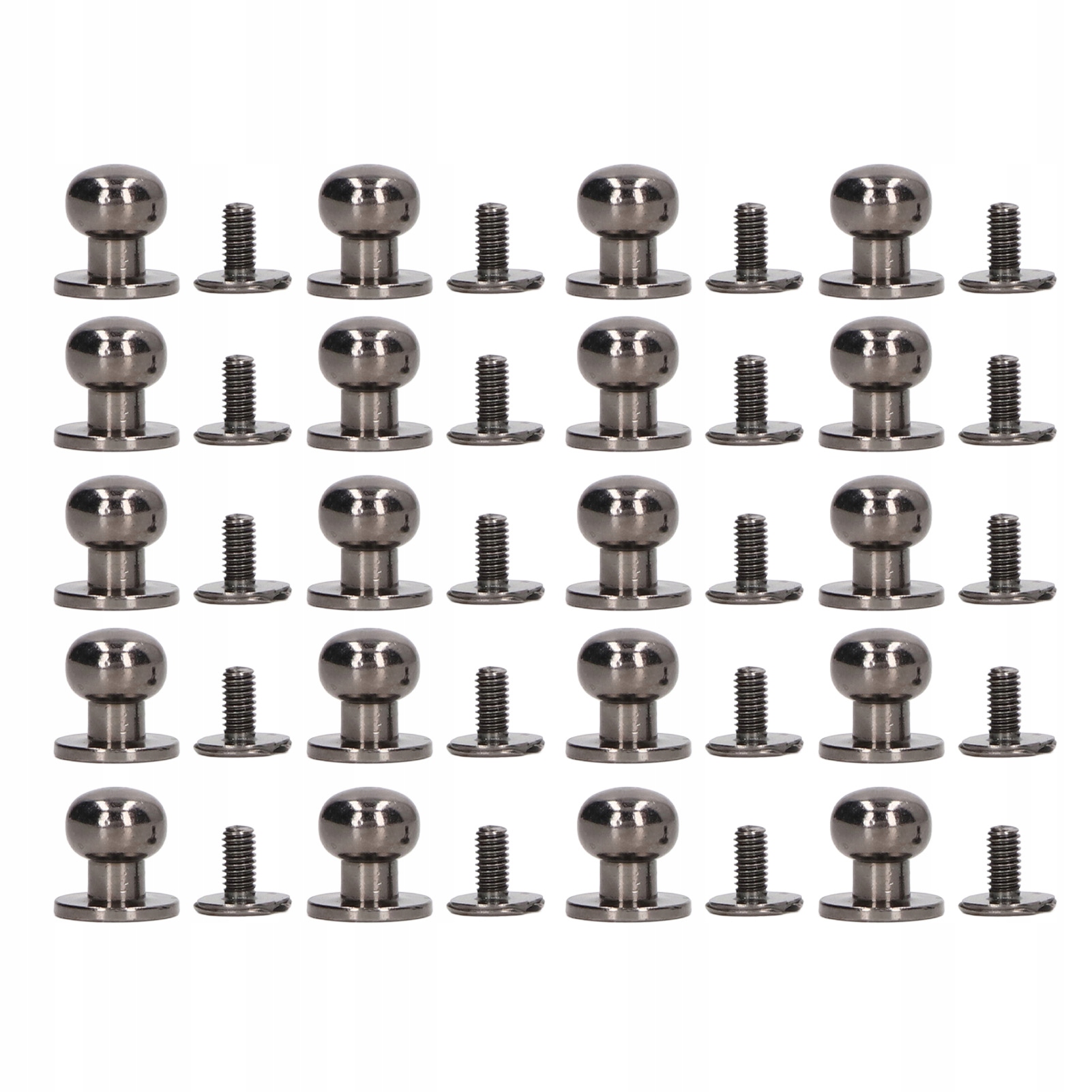 200 zestawów 10x8mm Monk nit wysoki połysk