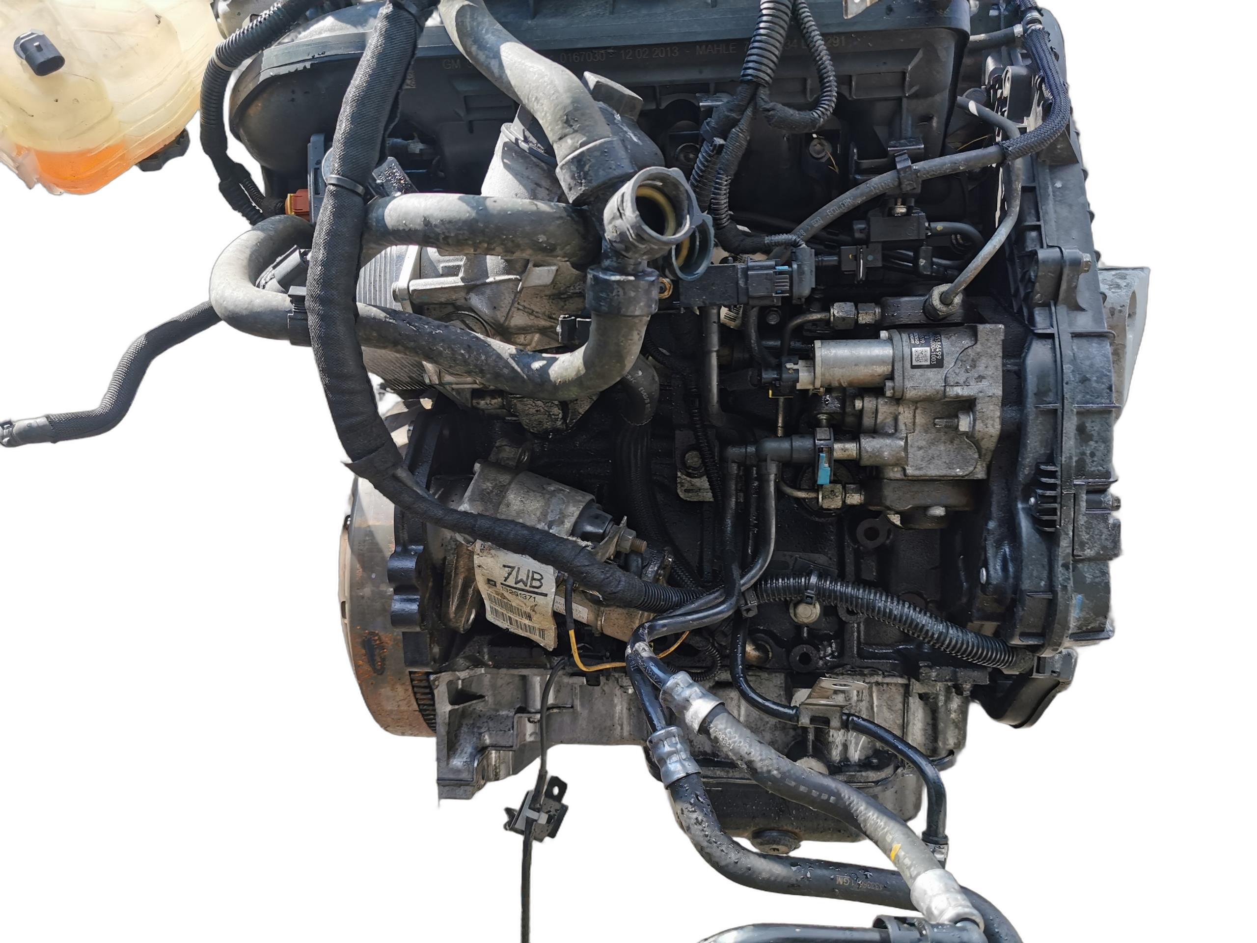 engine complete 1.7 CDTI A17DTS OPEL ASTRA J MOKKA A MERIVA B