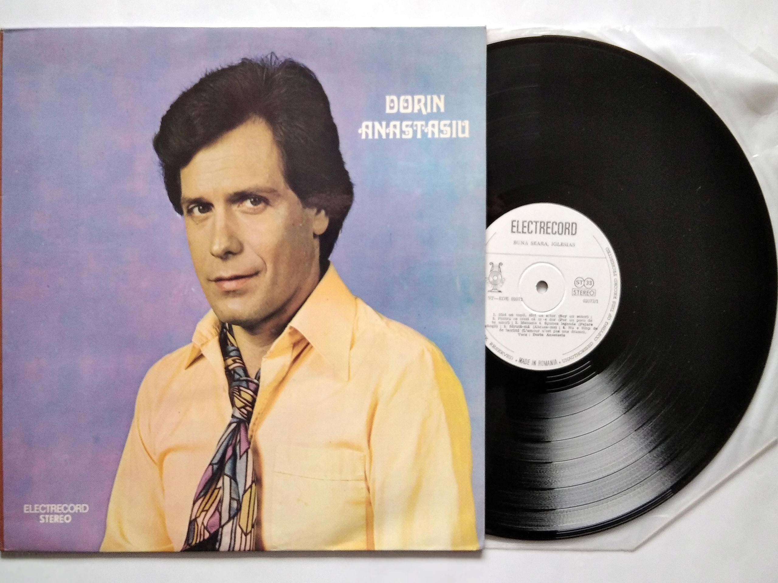 Lp: Dorin Anastasiu – Buna Seara, Iglesias 1982 Nm-