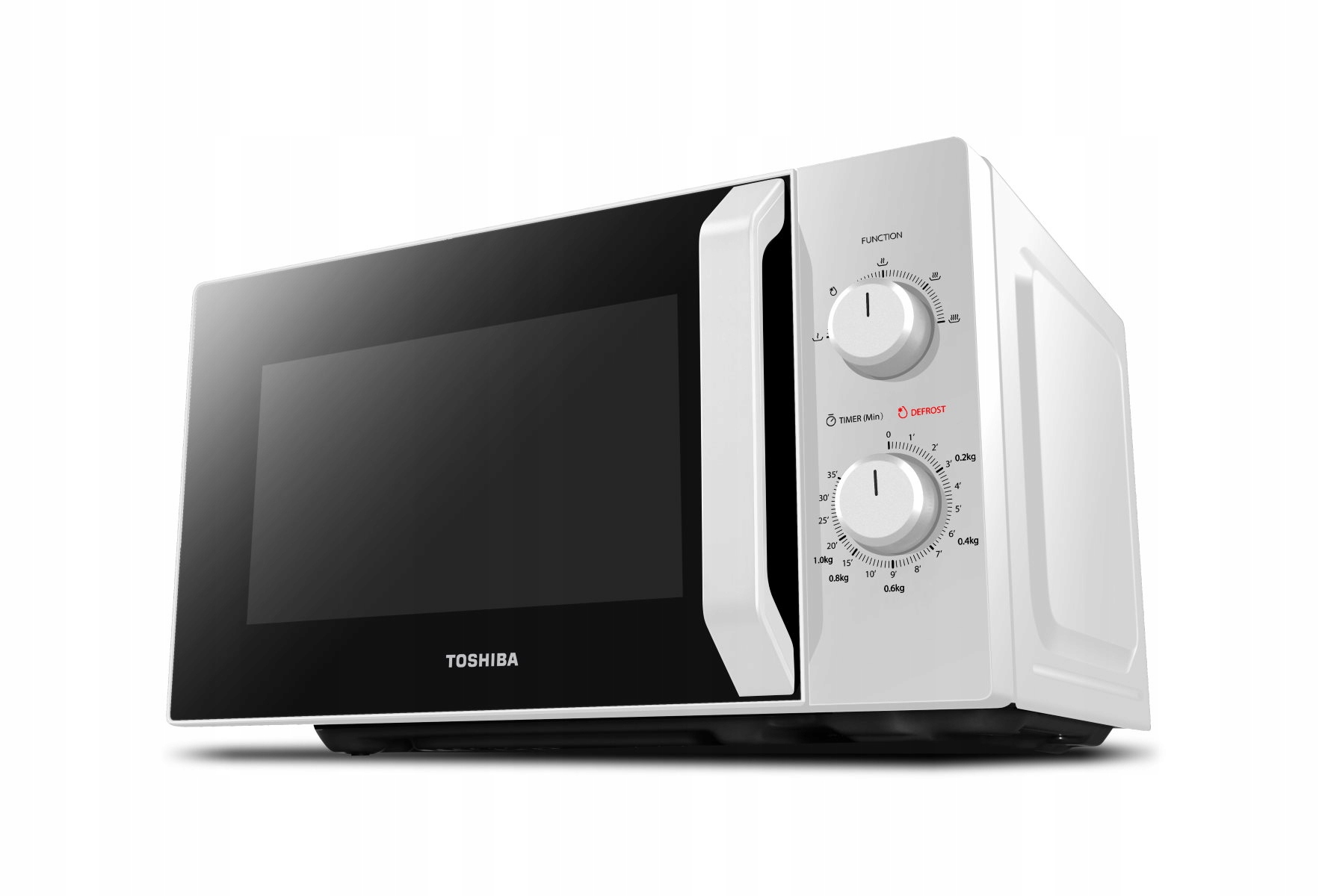 Kuchenka Mikrofalowa Wolnostojąca Toshiba MWP-MM20P 20L 700W Biała Retro