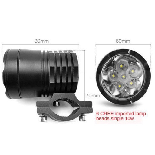2x reflektor motocyklowy LED z uchwytem do Numer katalogowy oryginału 258532