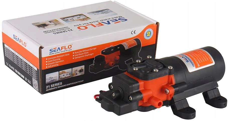 Tlaková Vodní Pumpa 12V 3.8 L 2.8 Bar Seaflo Pro Obytný Vůz