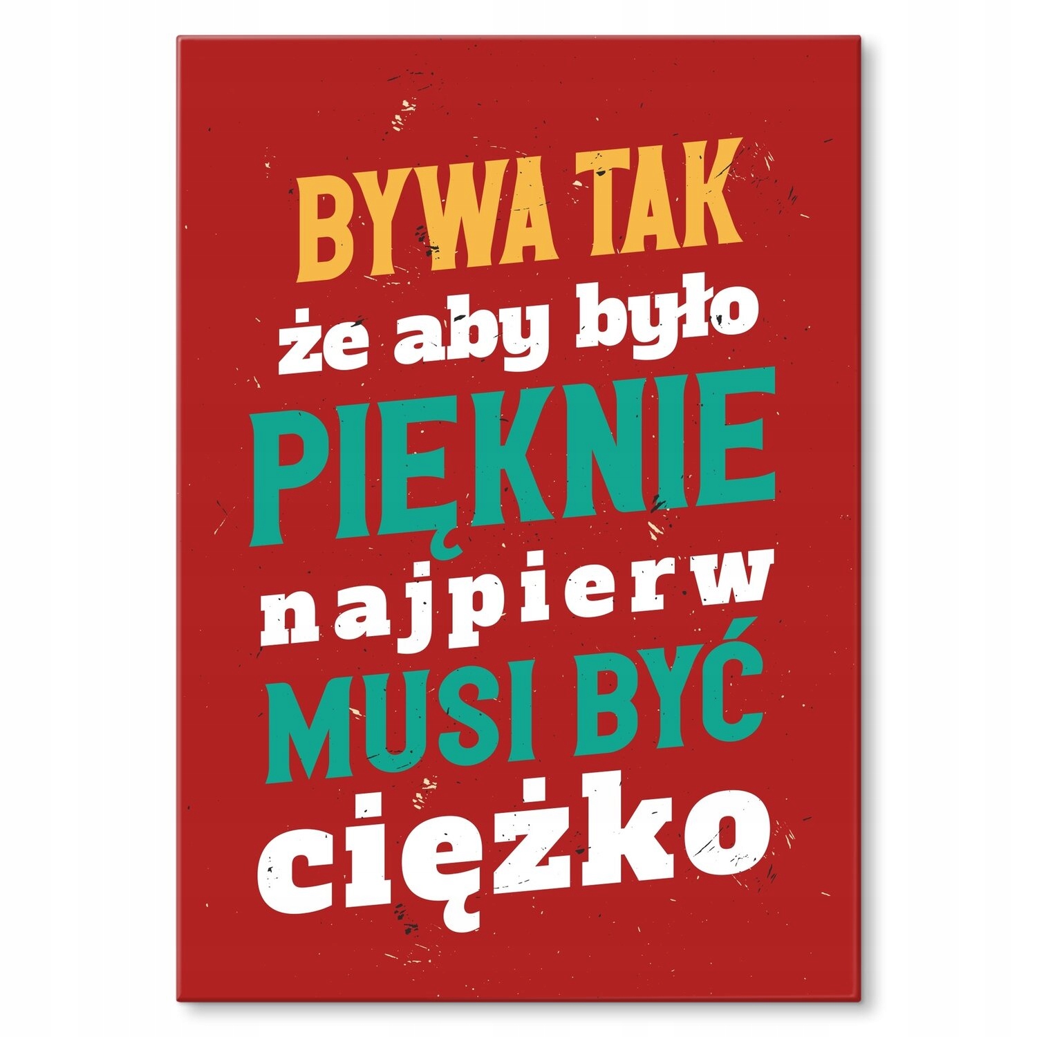Kovový plakát Bývá tak Štítek Plech 30 x 42 cm Dárek