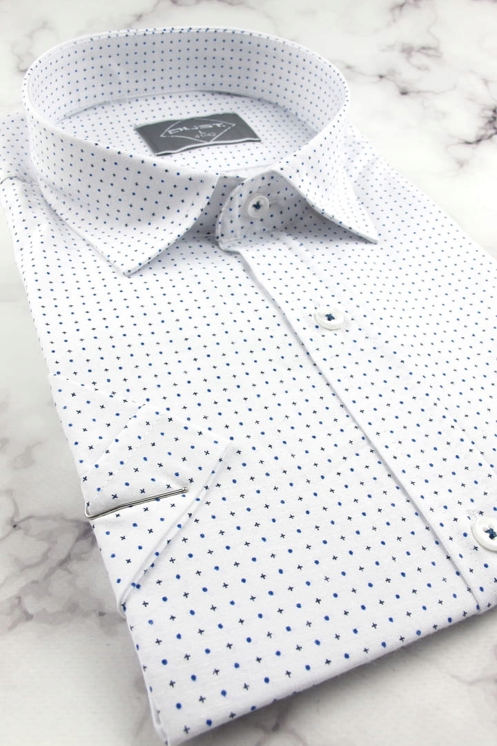 Duża Koszula Męska Elegancka Duże rozmiary P250 Rozmiar XL