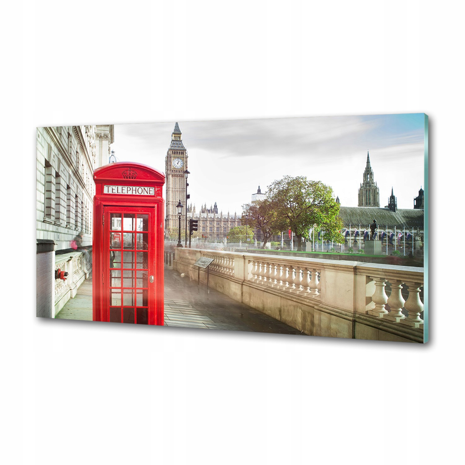 Panel do kuchyne Telefónna búdka 120x60 Lepidlo
