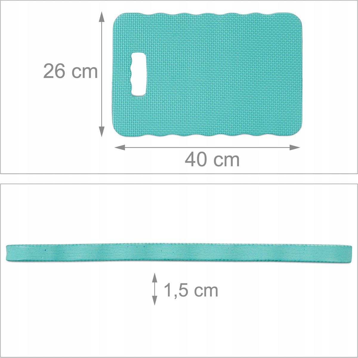 2x MATA WARSZTATOWA OGRODOWA KLĘCZNIK PODKŁADKA POD KOLANA 40x26cm ZIELONA Kod producenta 10025510_53