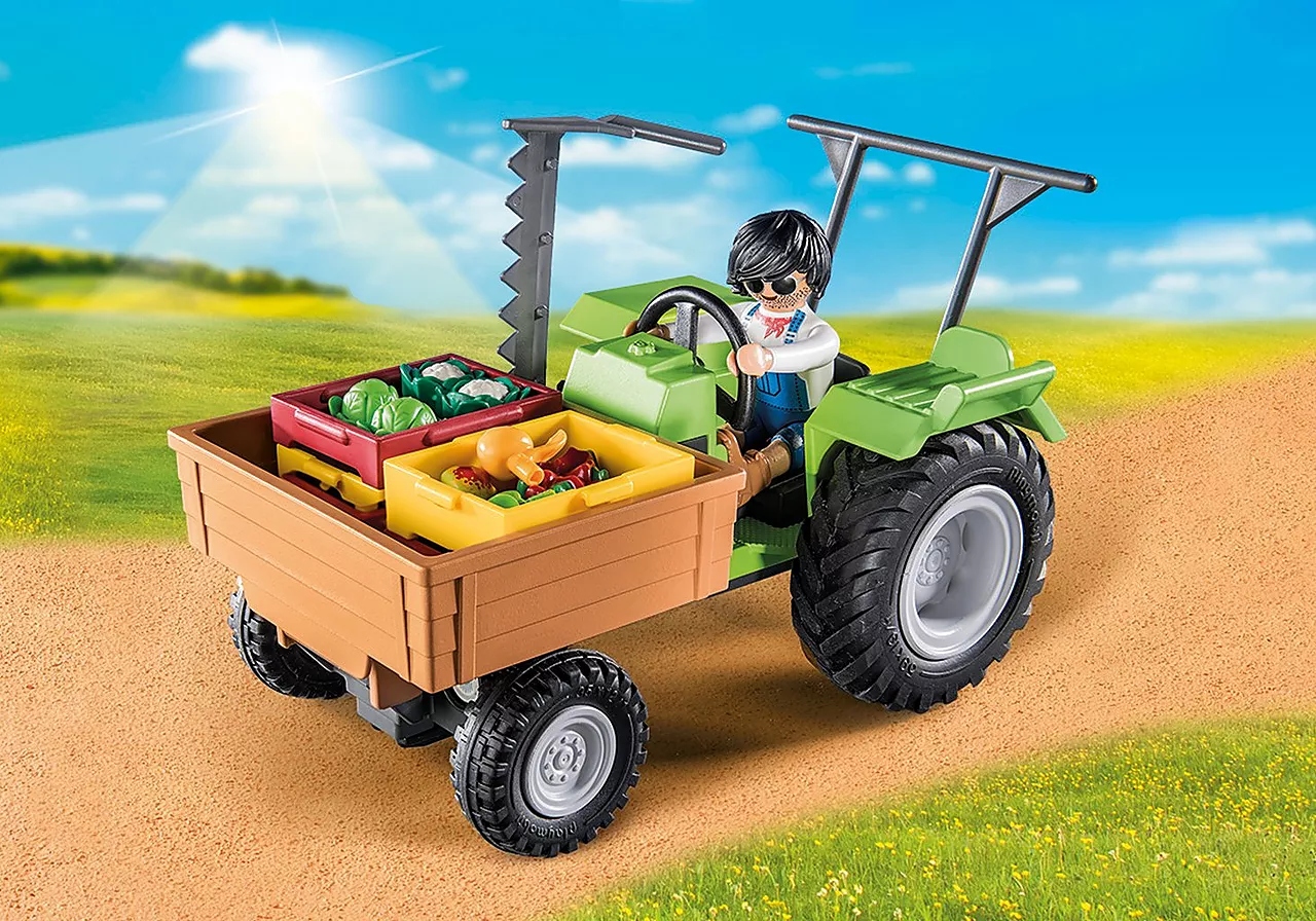 PLAYMOBIL Country 71249 Traktor z przyczepą Kod producenta 71249