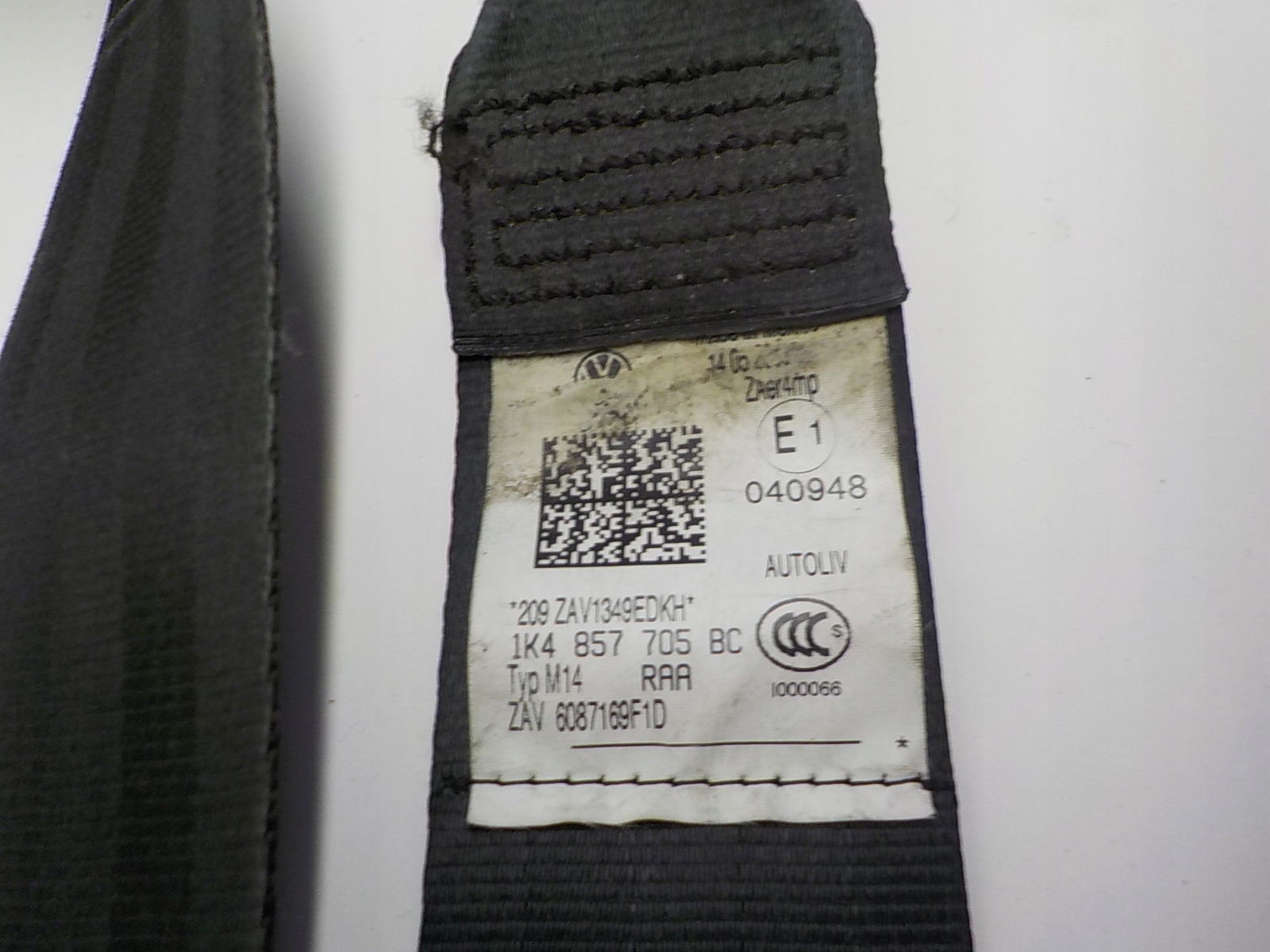VW JETTA V Gurten Sicherheits Spanner links vorne 1K4857705BC