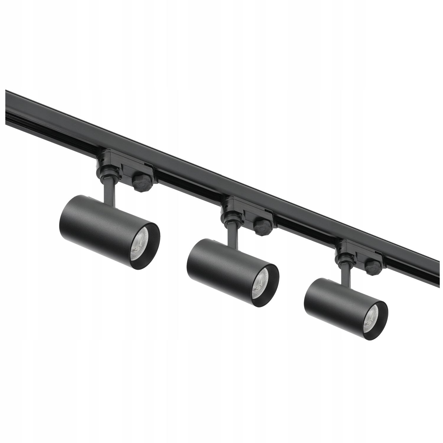 Sada kolejnicová 3-fázová kolejnice 1 m, 3 x lampa Černá kompletní sada