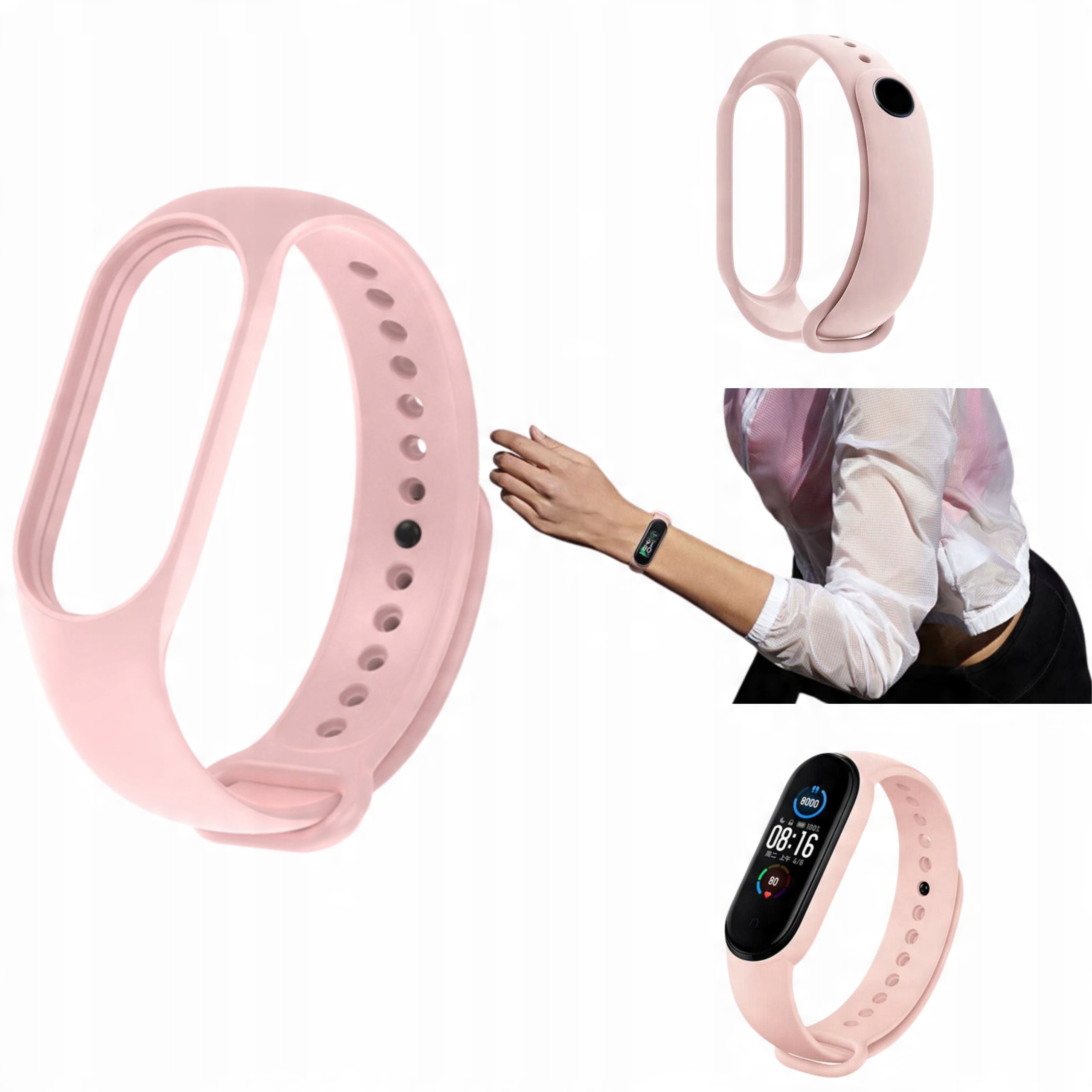 

Zestaw 5 Szt Opaska Zamienna do Xiaomi MI Band 4 3