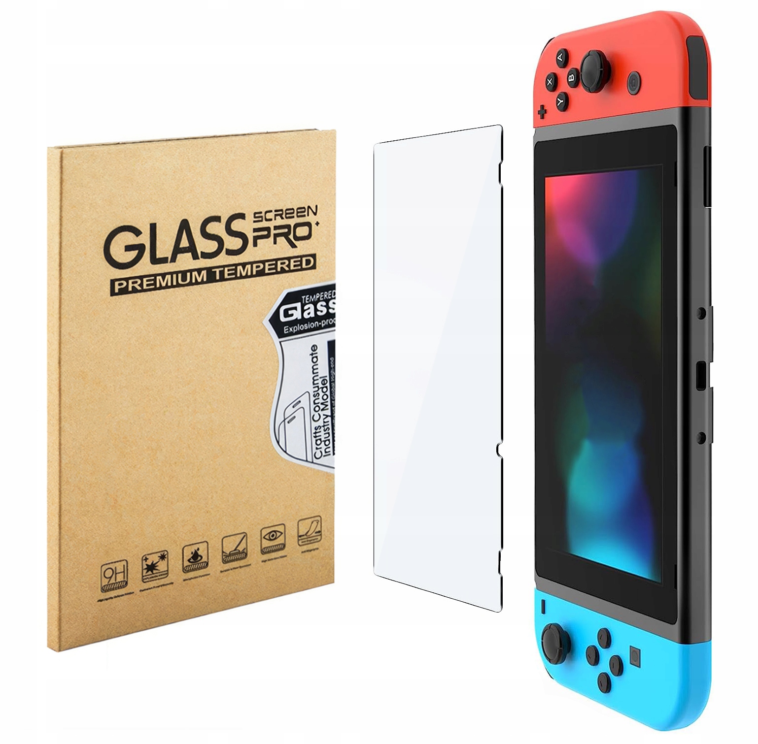 SZKŁO HARTOWANE na EKRAN do NINTENDO SWITCH OLED