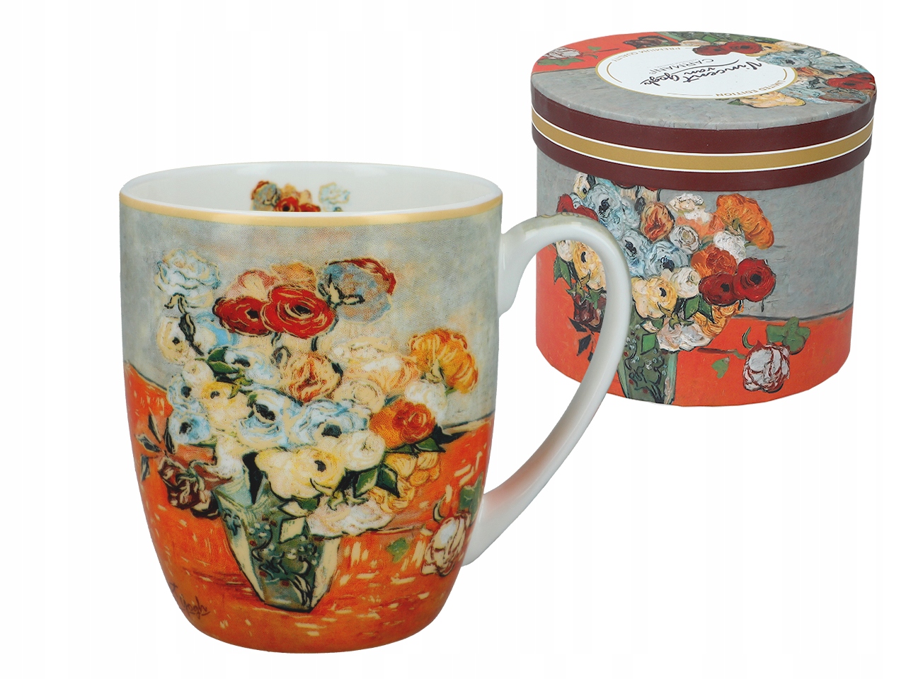Keramický Hrnek Camio Van Gogh Růže Jako Dárek K Malířství Carmani