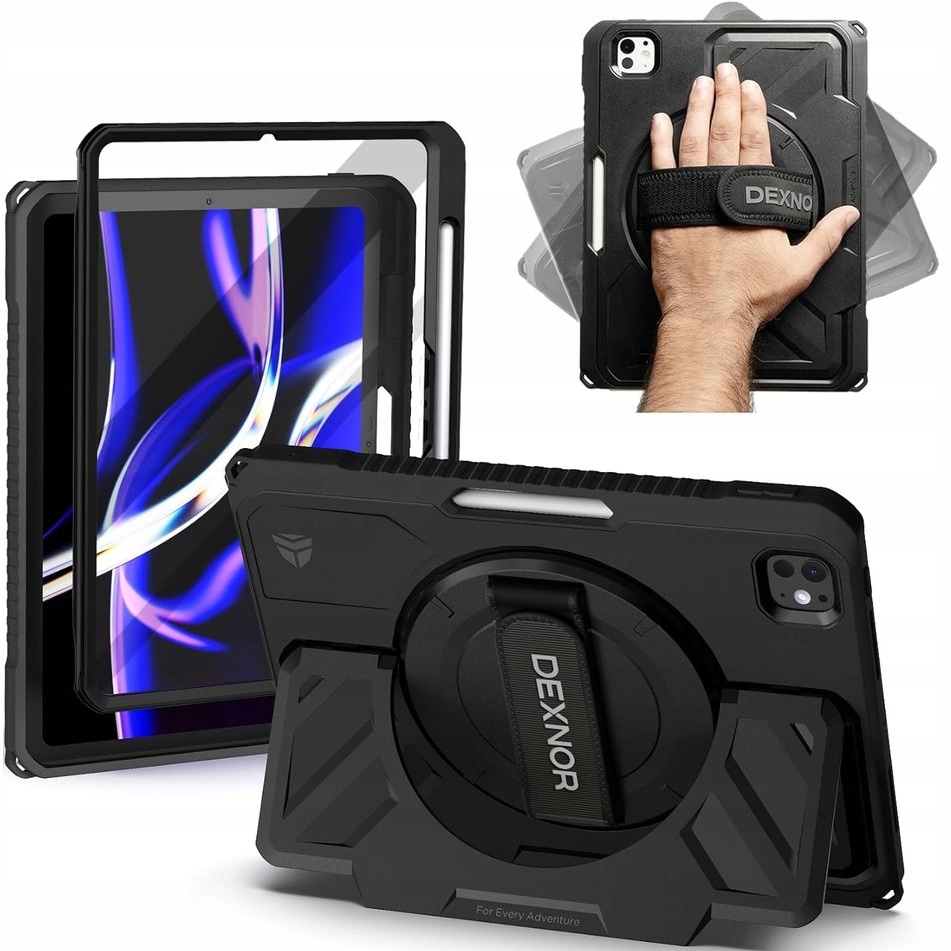 Pancéřové Pouzdro Dexnor Pro Ipad Pro 11" 5 Gen 2024 Pouzdro S Podstavcem